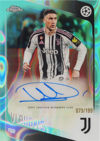 Dušan Vlahović trading card