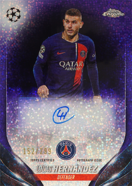 Lucas Hernández trading card
