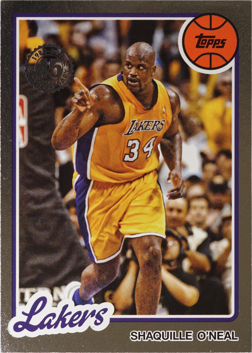 Shaquille O'Neal trading card