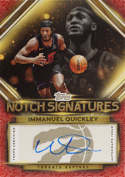 Immanuel Quickley trading card
