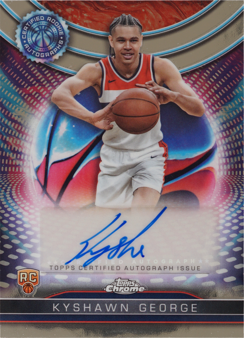 Kyshawn George trading card