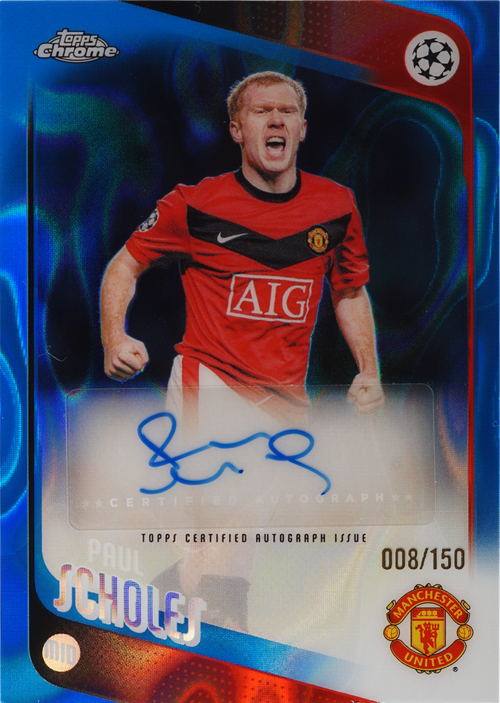 Paul Scholes trading card