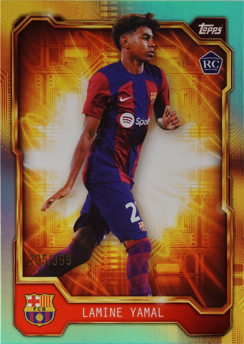 Lamine Yamal trading card