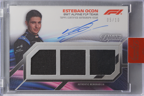 Esteban Ocon trading card
