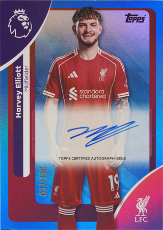 Harvey Elliott trading card