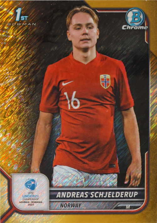 Andreas Schjelderup trading card