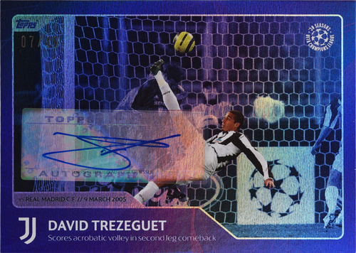David Trezeguet trading card