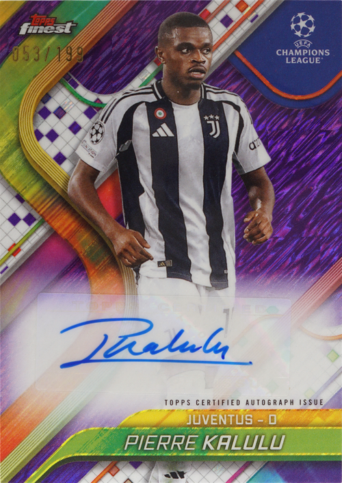Pierre Kalulu trading card