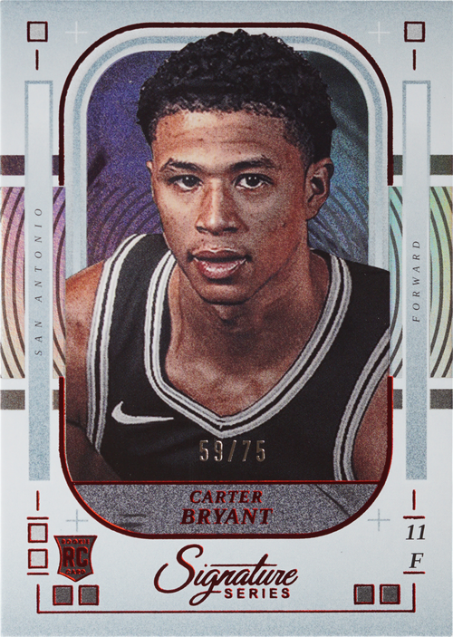 Carter Bryant trading card