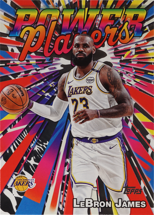 LeBron James trading card