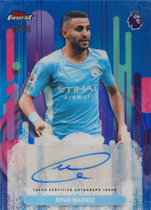 Riyad Mahrez trading card