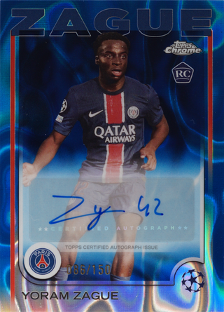 Yoram Zague trading card