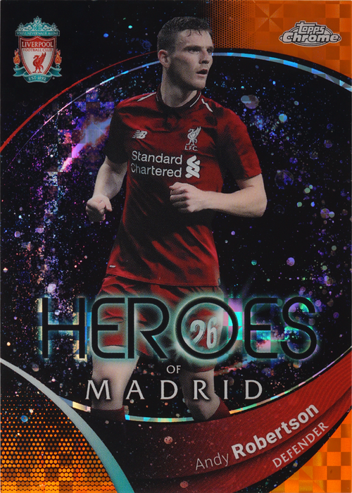 Andy Robertson trading card