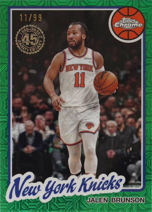 Jalen Brunson trading card