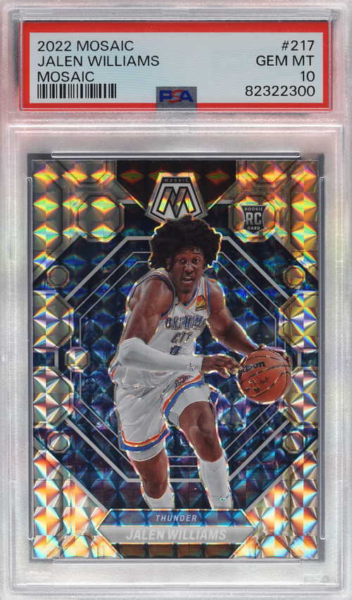 Jalen Williams trading card