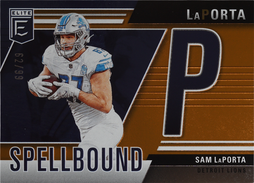 Sam LaPorta trading card