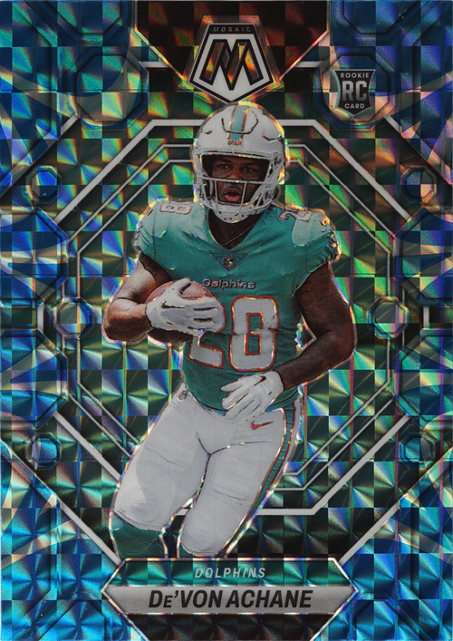De'Von Achane trading card