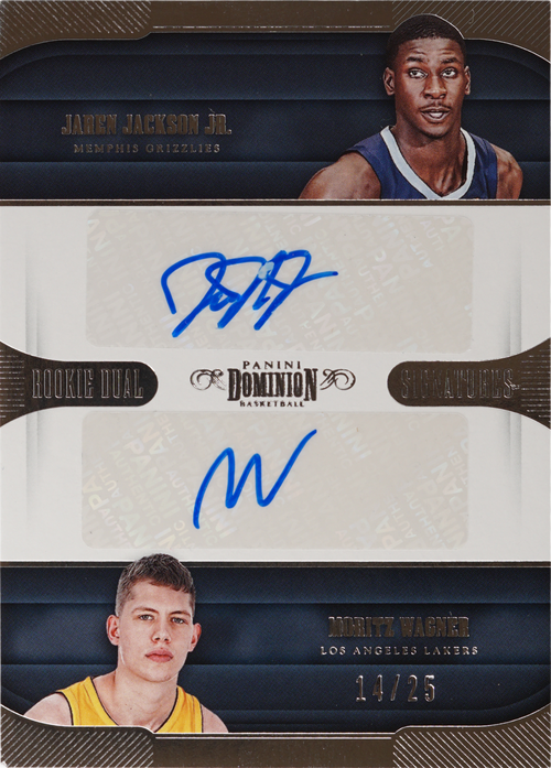 Jaren Jackson Jr./Moritz Wagner trading card