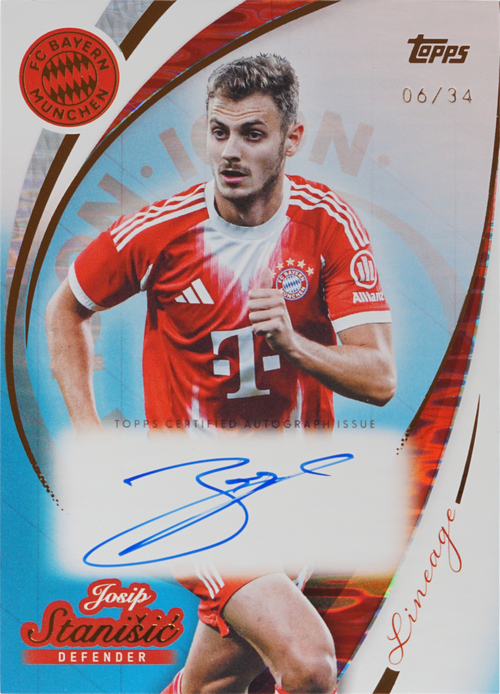 Josip Stanišić trading card