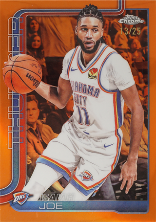 Isaiah Joe trading card