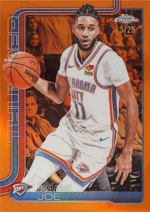 Isaiah Joe trading card