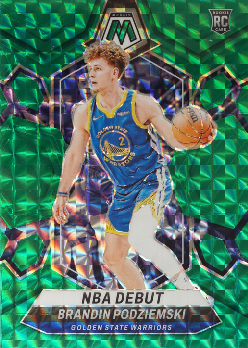 Brandin Podziemski trading card