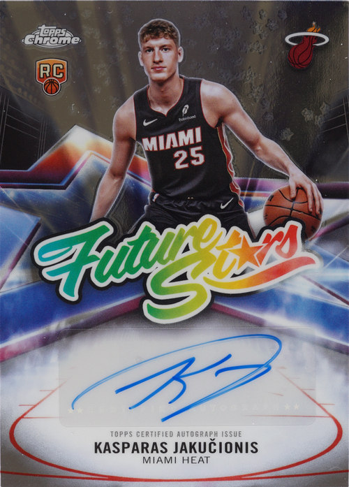 Kasparas Jakučionis trading card