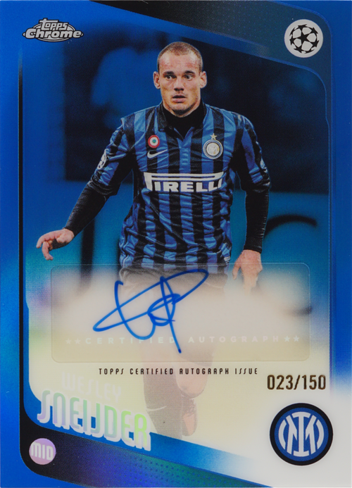 Wesley Sneijder trading card