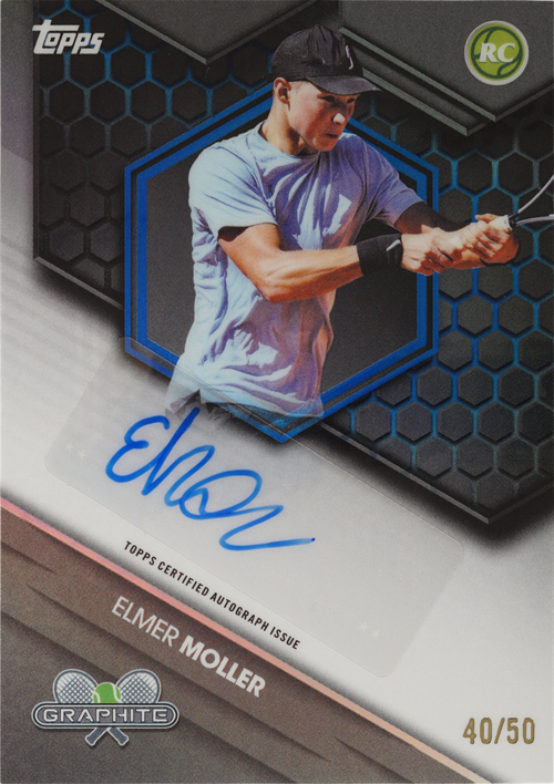 Elmer Moller trading card