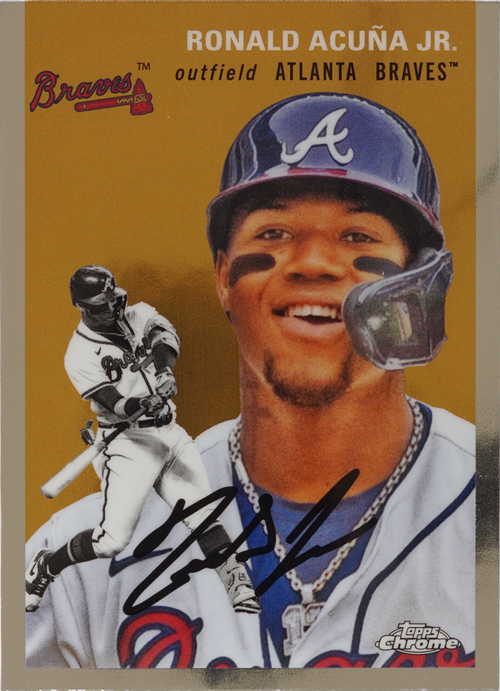Ronald Acuña Jr. trading card