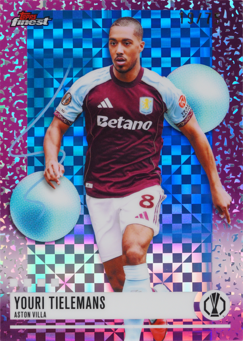 Youri Tielemans trading card