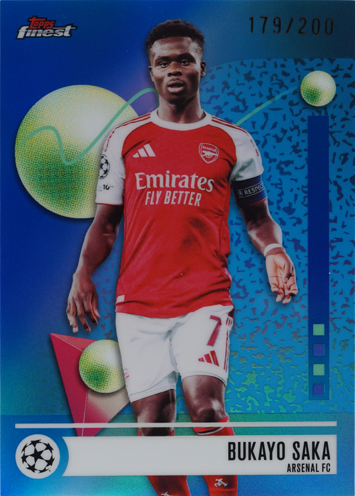 Bukayo Saka trading card