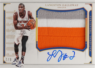 Langston Galloway trading card