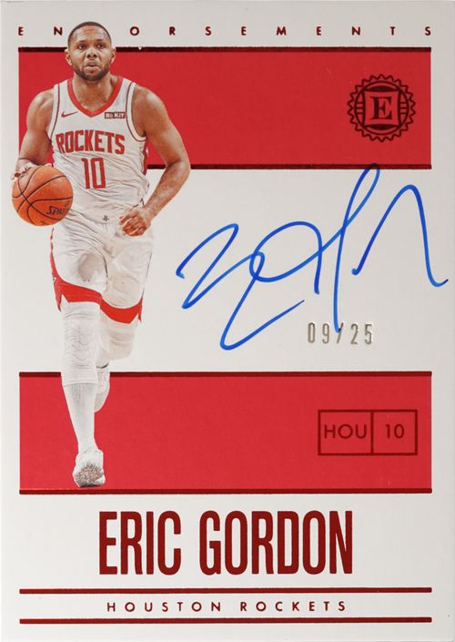 Eric Gordon trading card