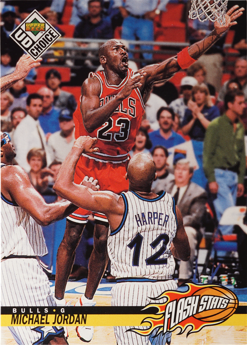 Michael Jordan trading card