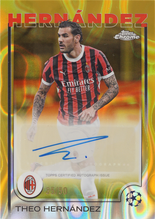 Theo Hernández trading card