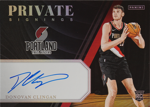 Donovan Clingan trading card