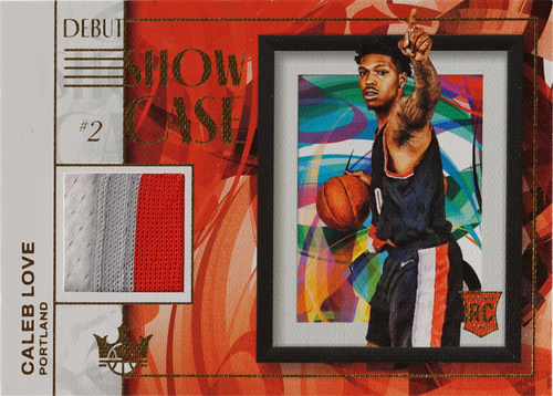 Caleb Love trading card