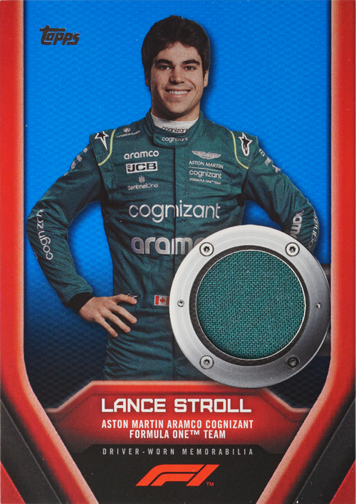 Lance Stroll trading card