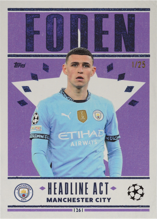 Phil Foden trading card