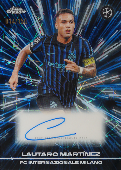 Lautaro Martínez trading card