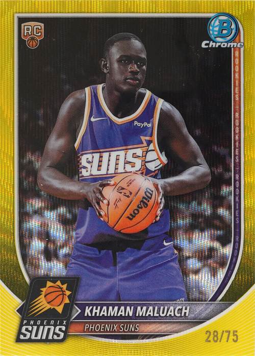 Khaman Maluach trading card