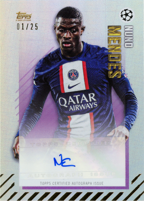 Nuno Mendes trading card