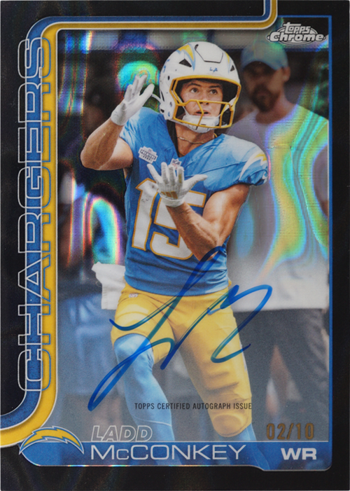 Ladd McConkey trading card