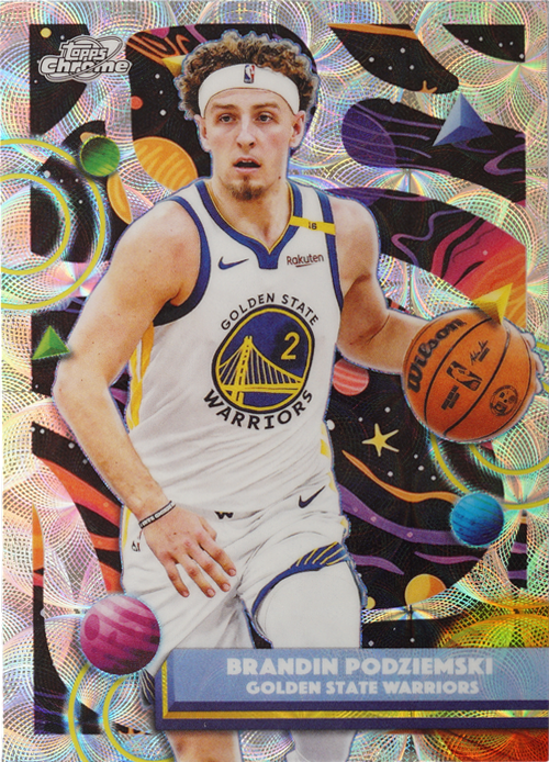 Brandin Podziemski trading card