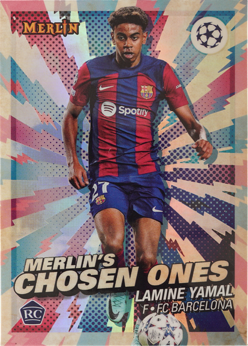 Lamine Yamal trading card