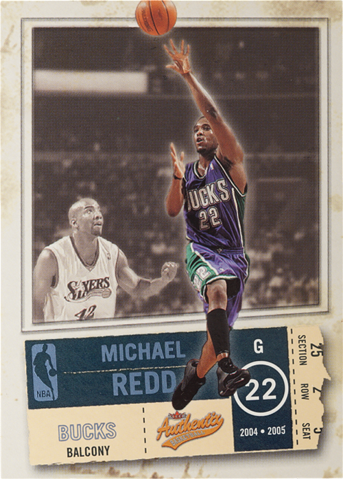 Michael Redd trading card
