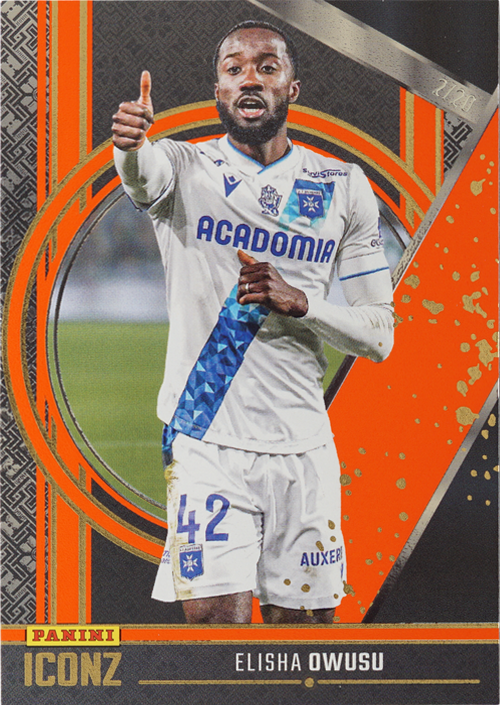 Elisha Owusu trading card