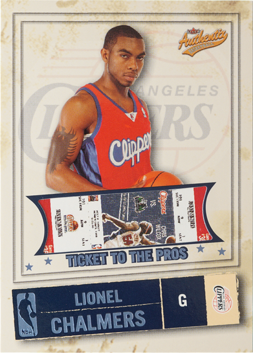 Lionel Chalmers trading card