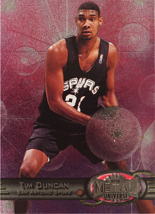 Tim Duncan trading card